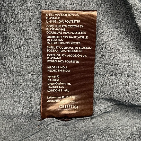 🥳HP🥳 Free People Ruffles Romance Jacket In Teal Jewel NWOT - Picture 13 of 14